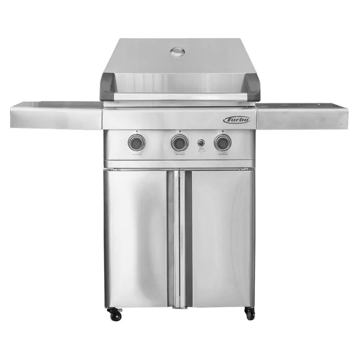 Barbeques Galore Turbo 26-inch 3-Burner Freestanding Natural Gas Grill