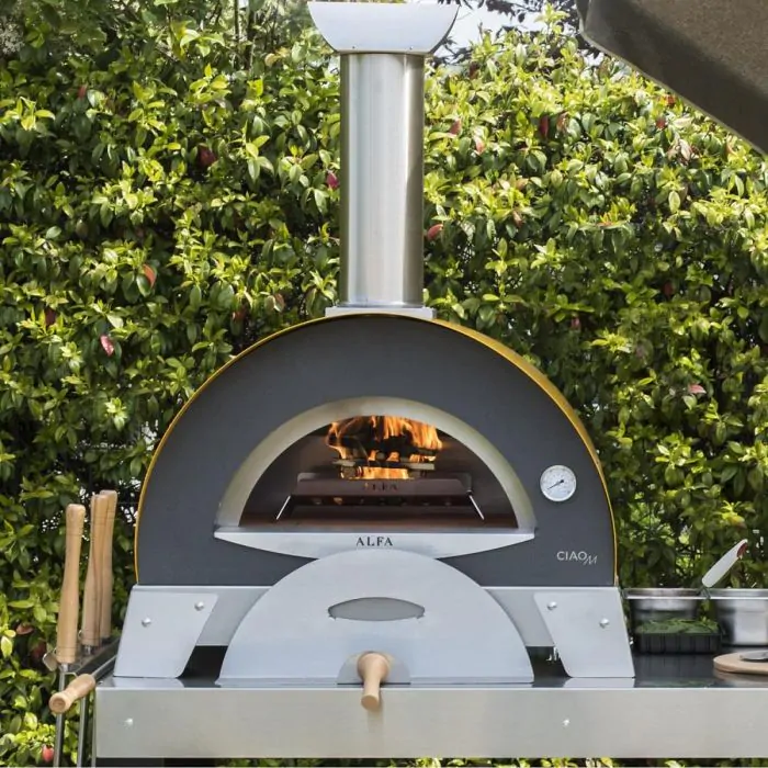 ALFA Ciao M 27-Inch Countertop Wood Fired Pizza Oven