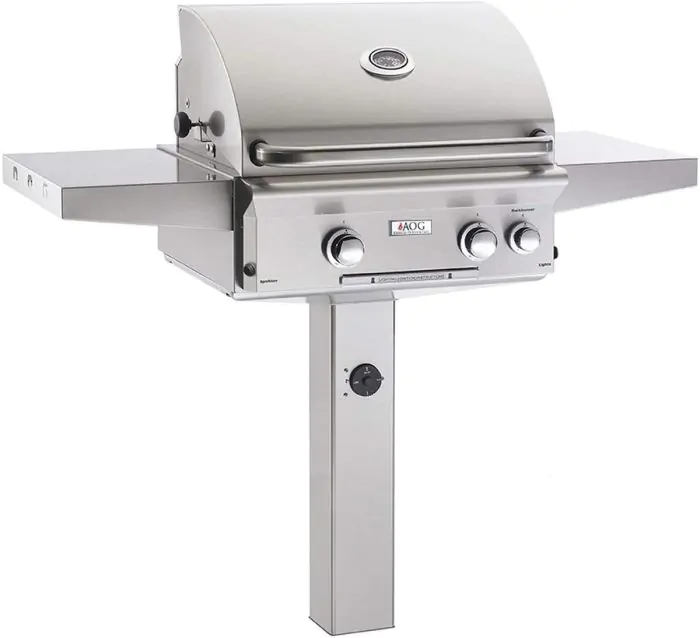 American Outdoor Grill L-Series 24-Inch Natural Gas Grill On Pedestal