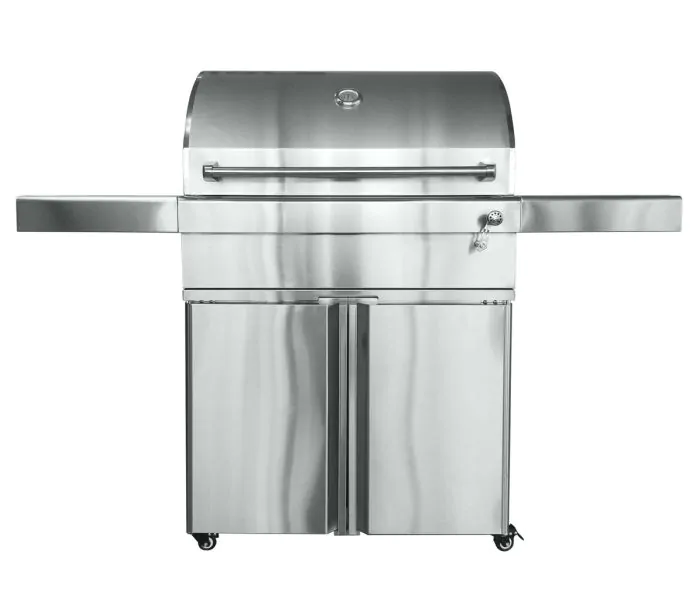 Barbeques Galore Turbo 32-inch 2-Burner Freestanding Stainless Steel Teppanyaki Propane Gas Grill