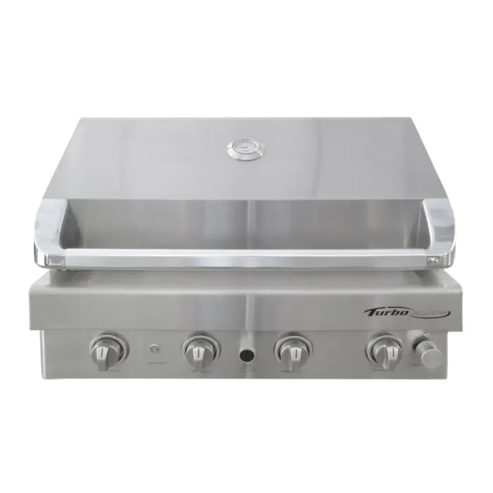 Barbeques Galore Turbo Elite 32-inch 4-Burner Built-In BBQ Gas Grill