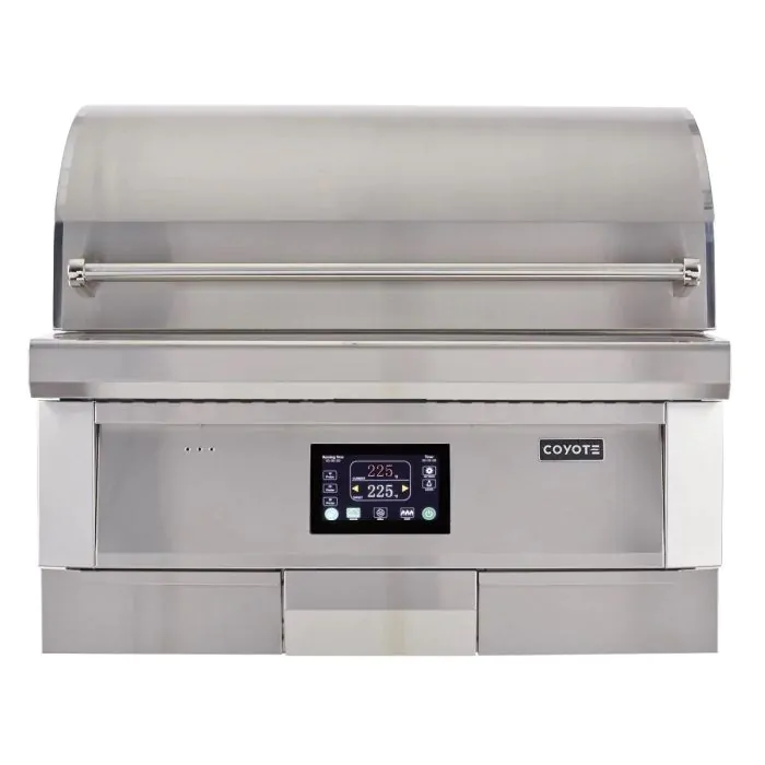Coyote 30-Inch Flat Top Built-In Stainless Steel Gas Grill
