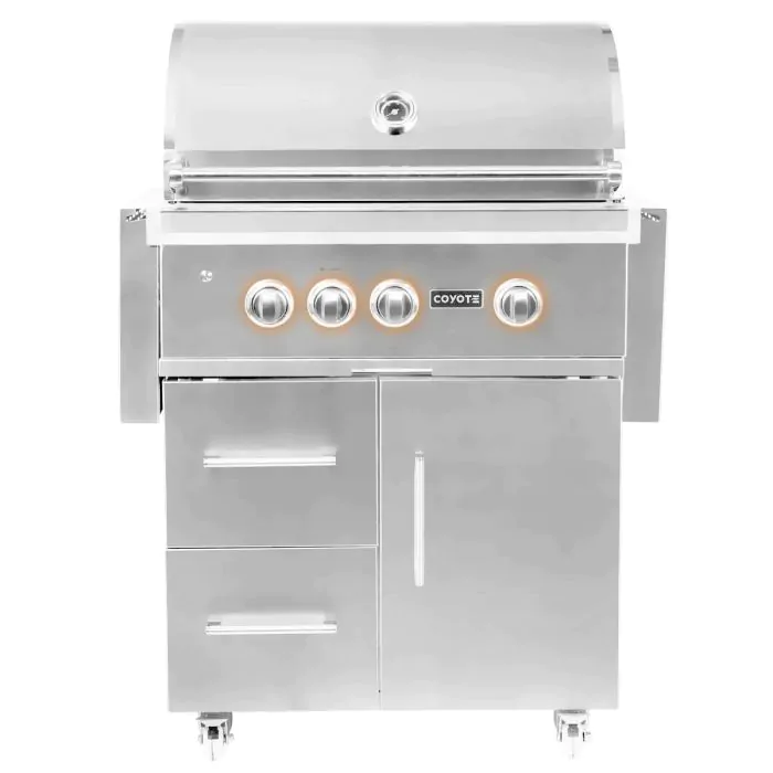 Coyote S-Series 30-Inch 3-Burner Freestanding Natural Gas Grill