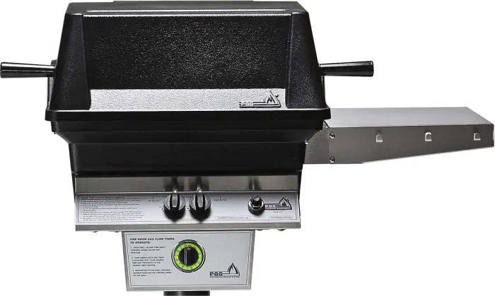 PGS 40-Inch Aluminum and Black Commercial Liquid Propane Grill