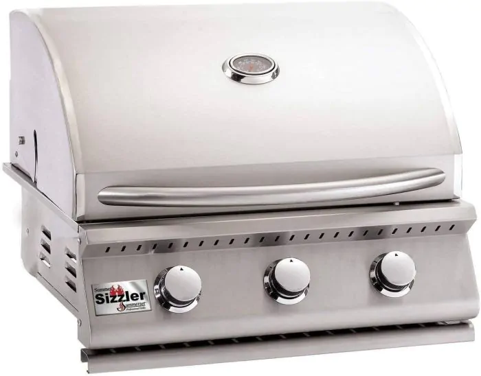 Summerset Sizzler 26-Inch 3-Burner Built-In Natural Gas Grill