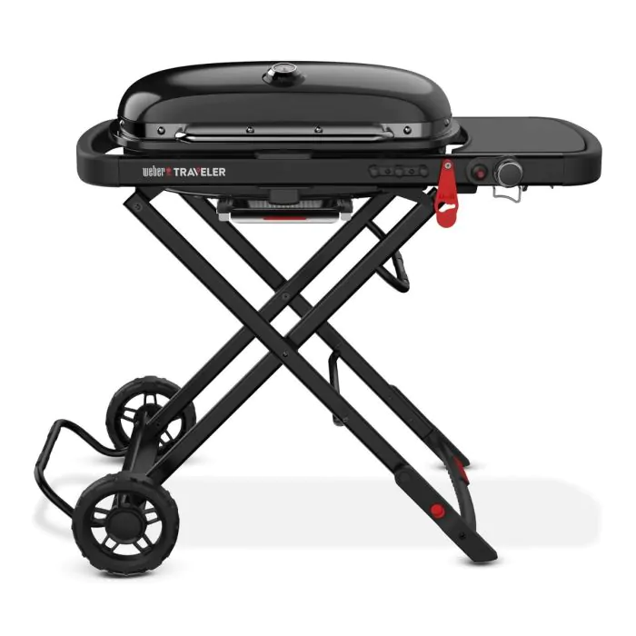 Weber Traveler Portable Gas Grill Red Edition